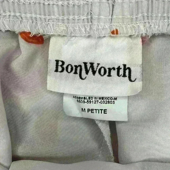 BONWORTH VINTAGE WHITE FLORAL SKIRT - Picture 6 of 9